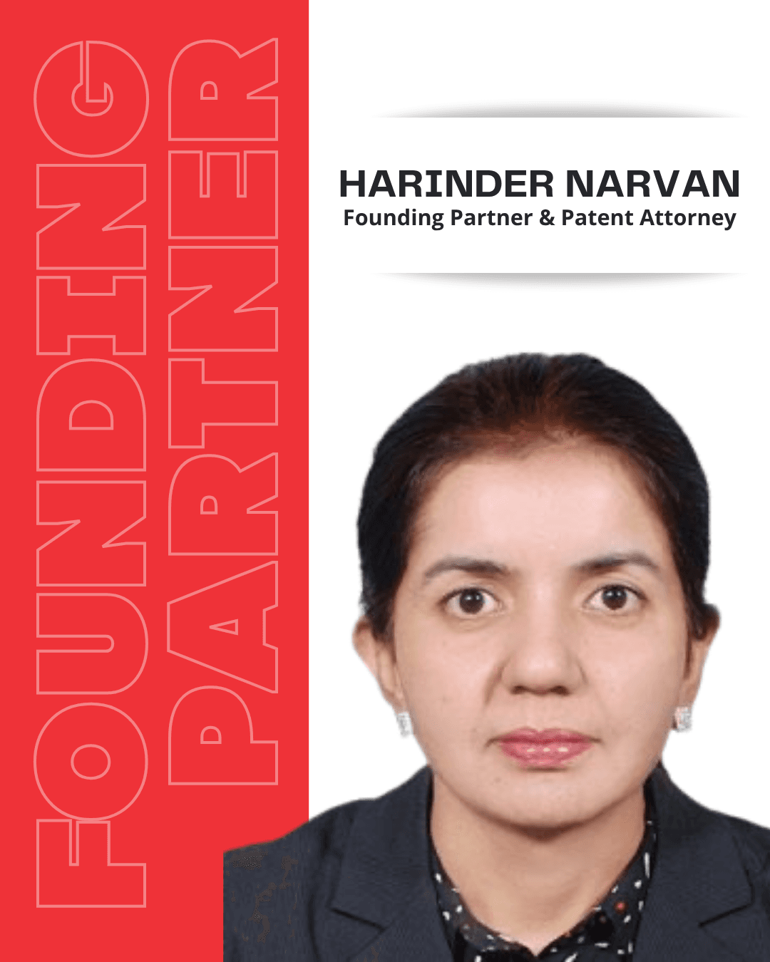 Harinder Narvan, Founding Partner & Patent Attorney