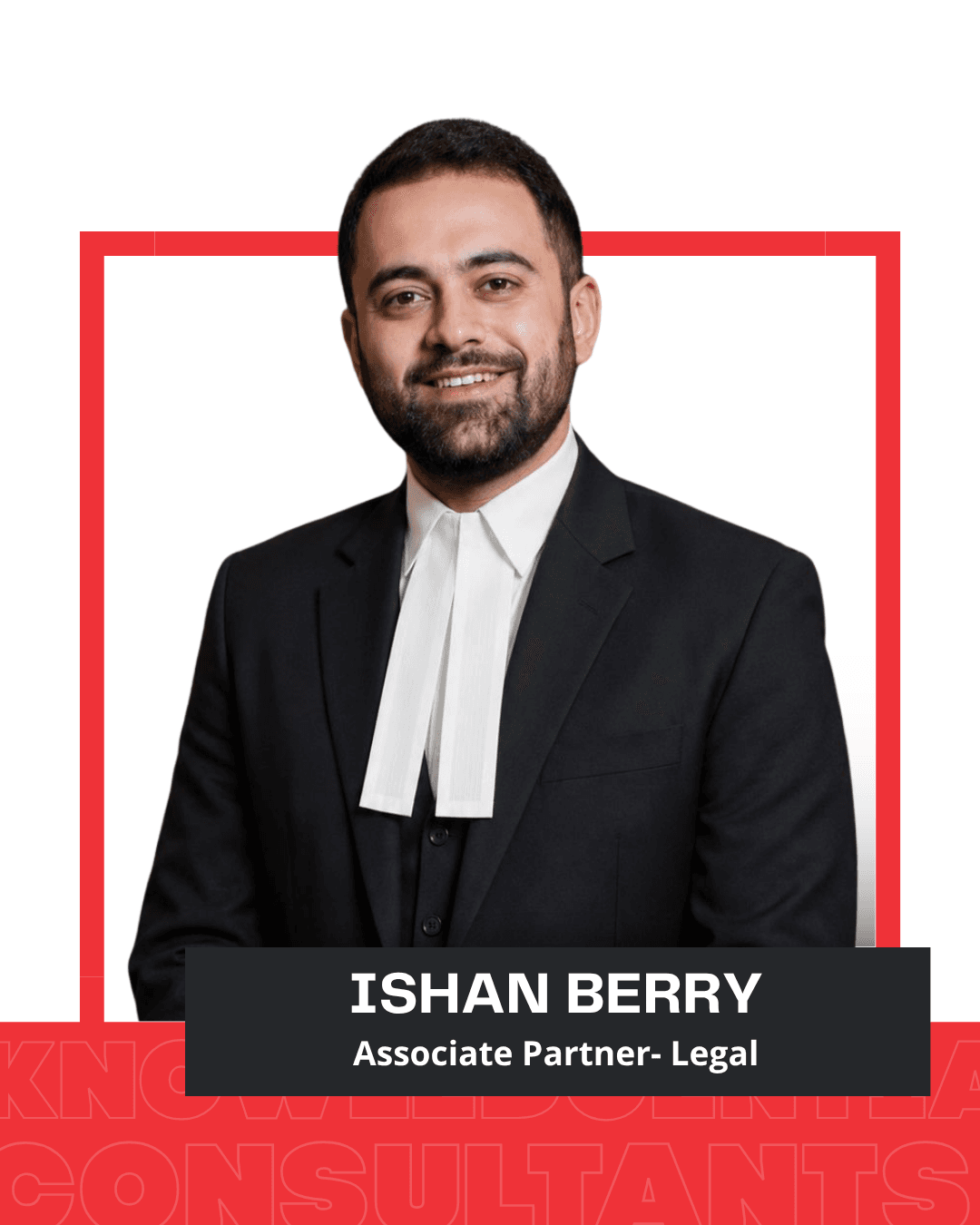 Ishan Berry, Associate Partner (Legal)