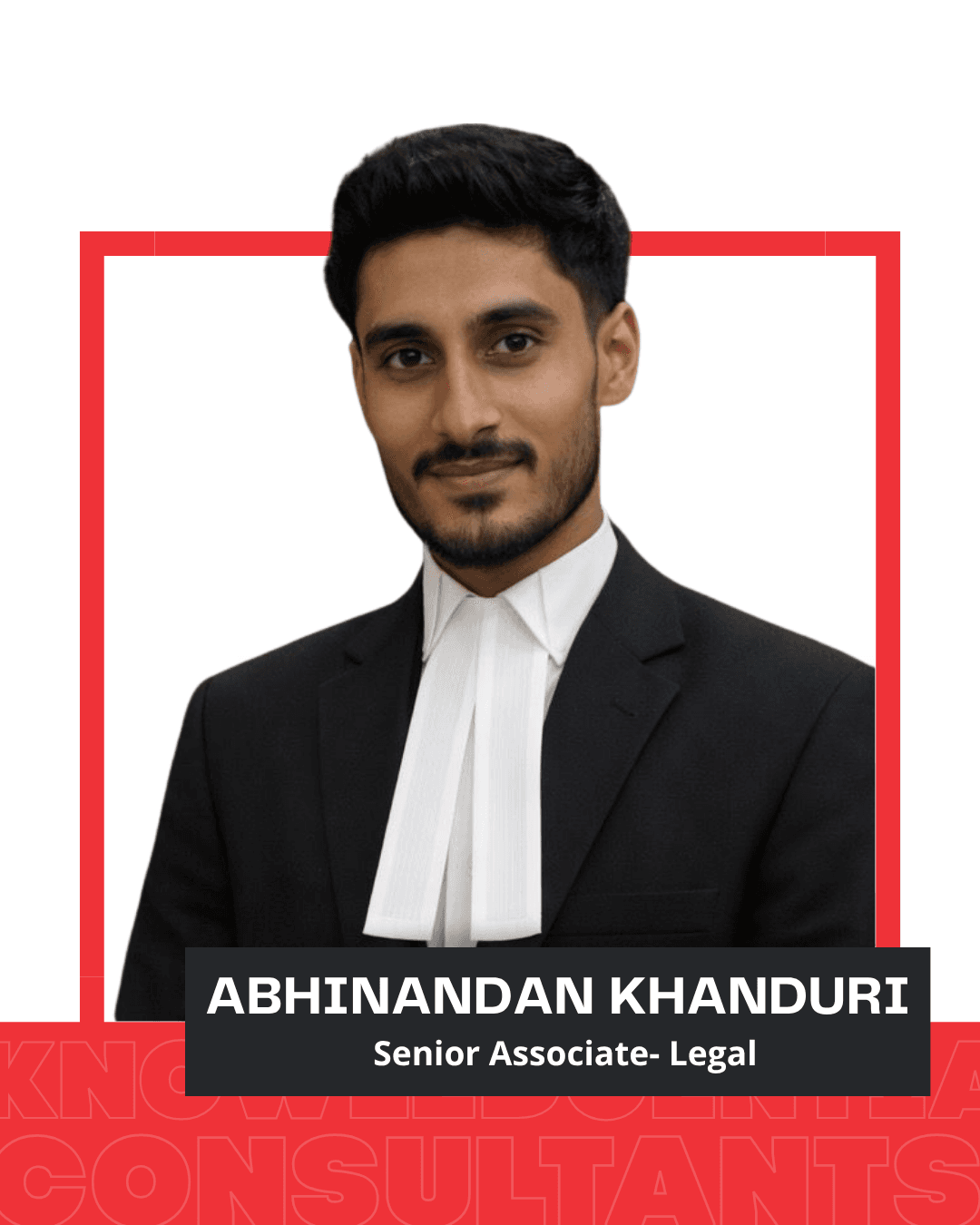 Abhinandan Khanduri, Senior Legal Associate