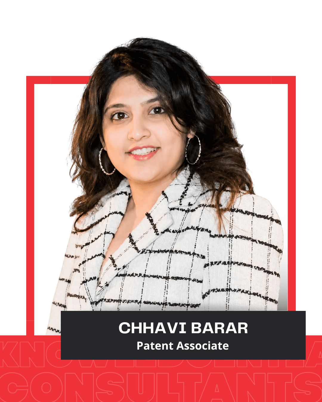 Chhavi Barar, Patent Associate