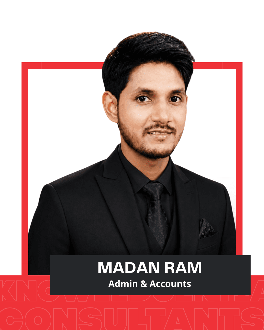 Madan Ram, Admin & Accounts